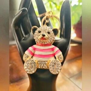 ☆ Low Start ☆ Teddy Bear Enameled Bag Charm